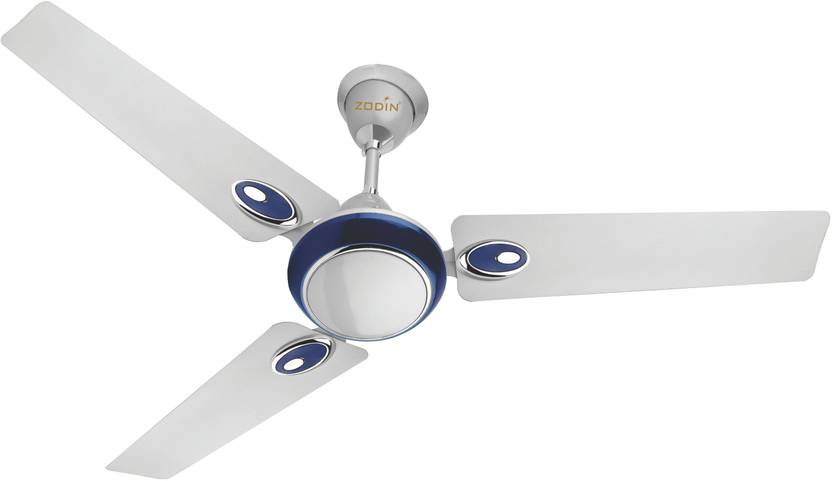 Zodin Cruiser Silver Blue 3 Blade Ceiling Fan Price In India Buy