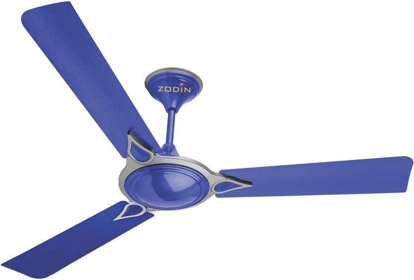 Zodin Aviator Purple Silver 3 Blade Ceiling Fan