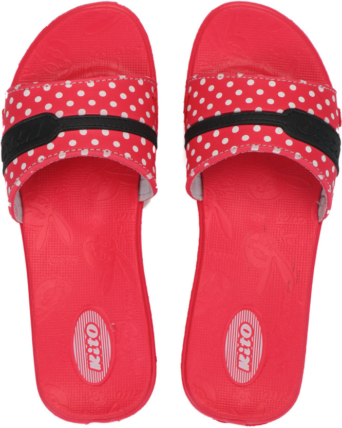 Kito Women Red Flats - Buy Kito Women 