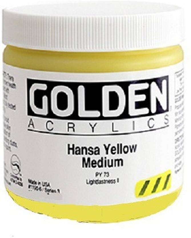 GOLDEN Heavy Body Acrylic Paints 236ML Yellow (Hansa