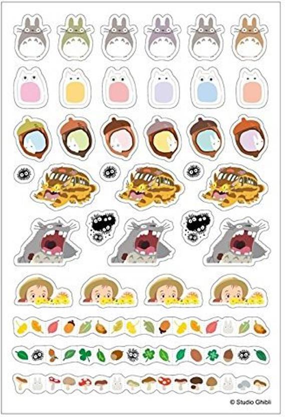 Studio Ghibli My Neighbor Totoro 2 Sheets Schedule Sticker