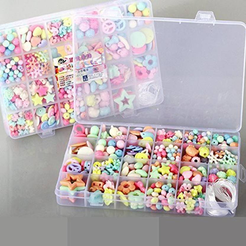 Elloapic 480 Pcs Beads Maze Beading Supplies Stringing Beads