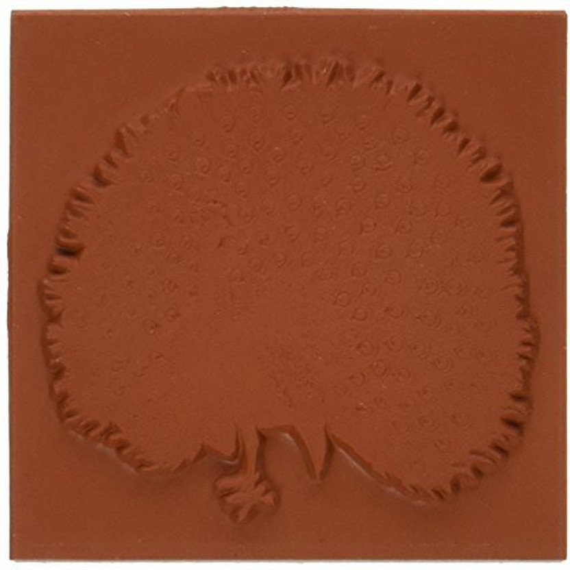 Deep Red Stamps Three Pines Rubber Cling Stamp