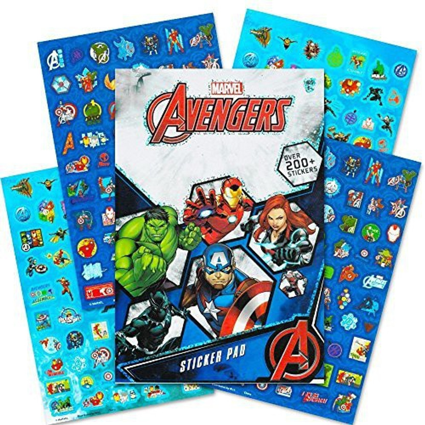 Captain America Thor Iron Man Hulk 10 Avengers End Game Large Stickers