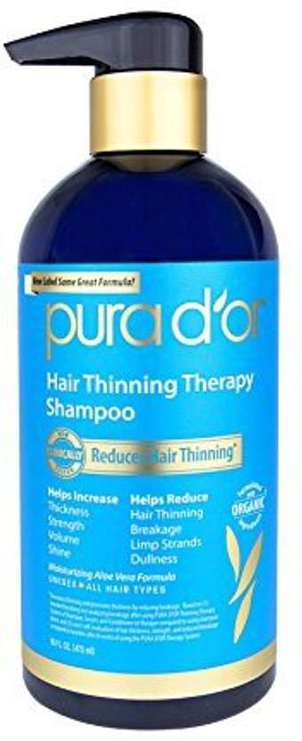 Pura D Or Hair Thinning Therapy Shampoo Infused With Organic Argan