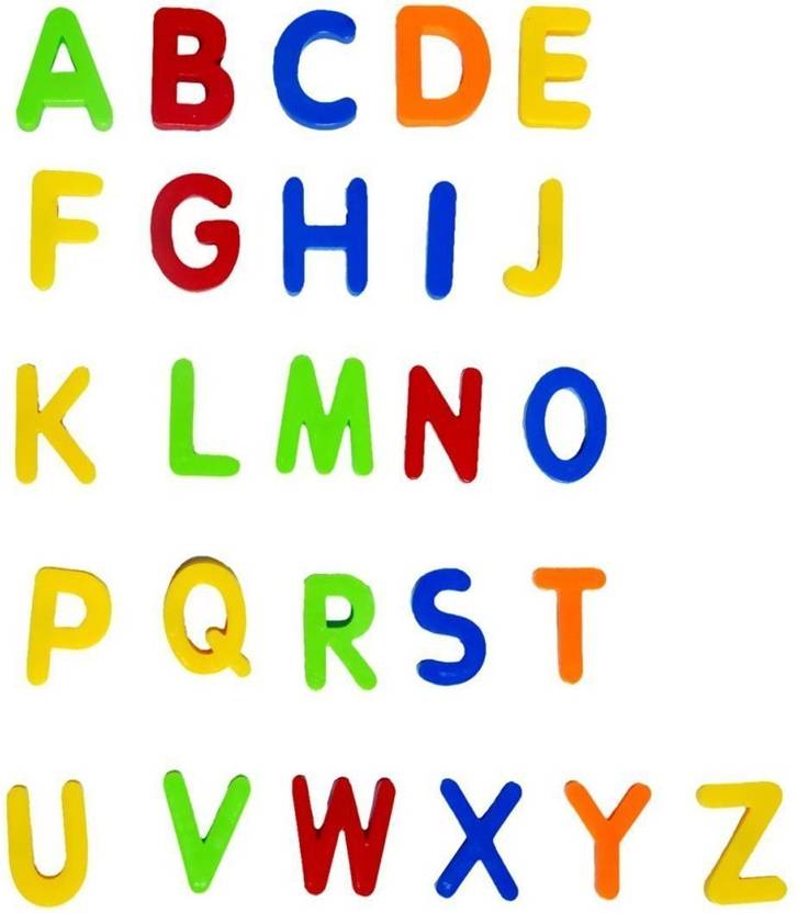 Shribossji Magnetic Learning Alphabet Letters For Kids Multicolour
