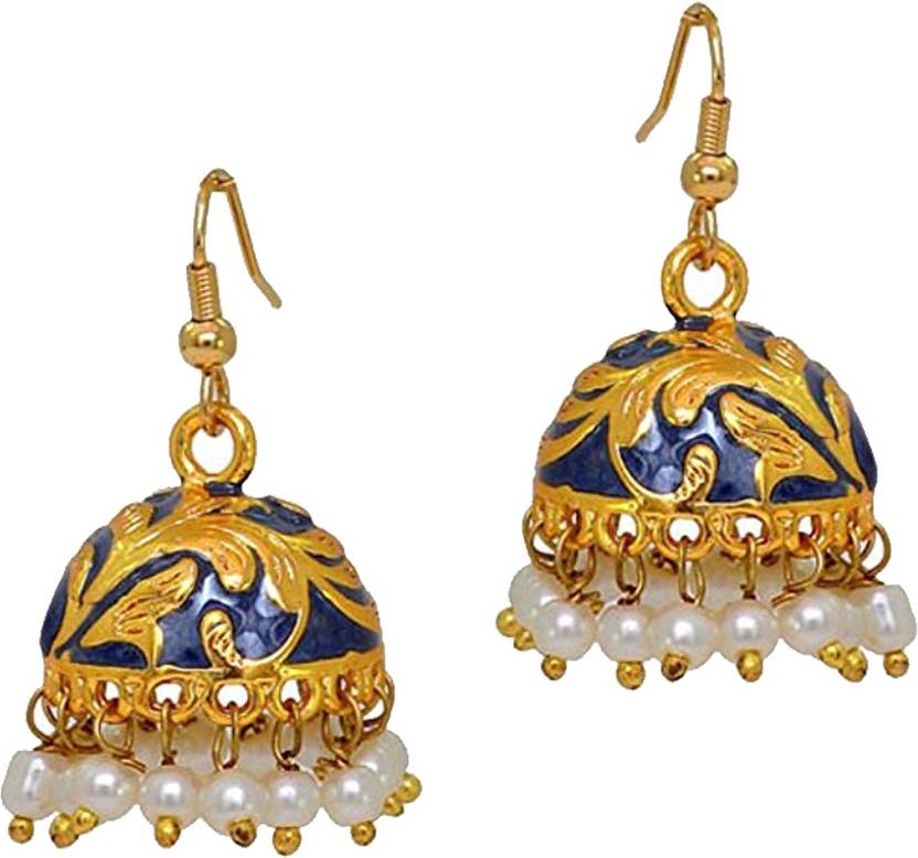 Flipkart The Trendy Trendz Jaipur Meenakari Jhumki Flipkart The Trendy Trendz Jaipur Meenakari Jhumki