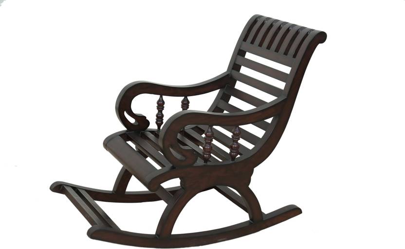Adlakha Furniture Solid Wood 1 Seater Rocking Chairs Price In