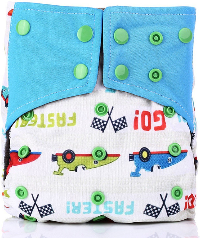 5 Bamboo Cotton Inserts Reusable Baby Cloth Diaper Nappy Waterproof PUL 5 Layer