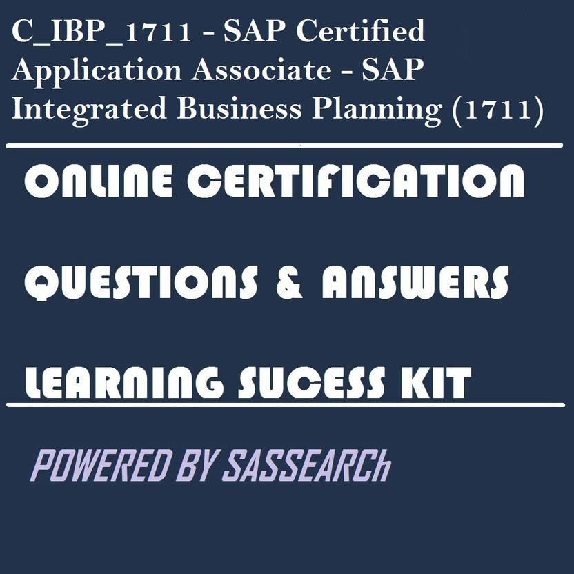Sapsmart C Ibp 1711 Sap Certified Application Associate