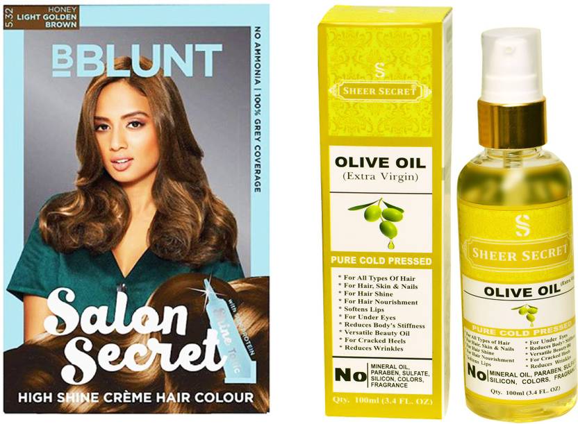 Bblunt Salon Secret Light Golden Brown No 5 32 With Pure Cold