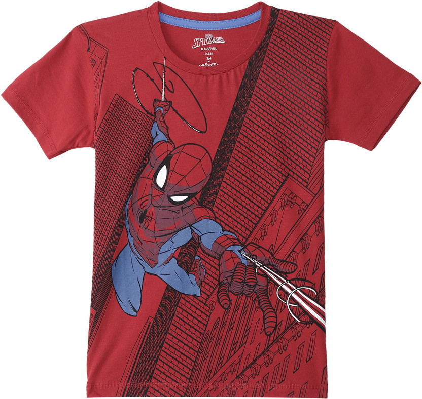 Spiderman Boys Cotton T-Shirt