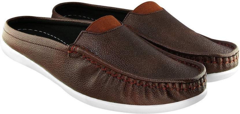 Brown Half Back Open Casuals For Men 