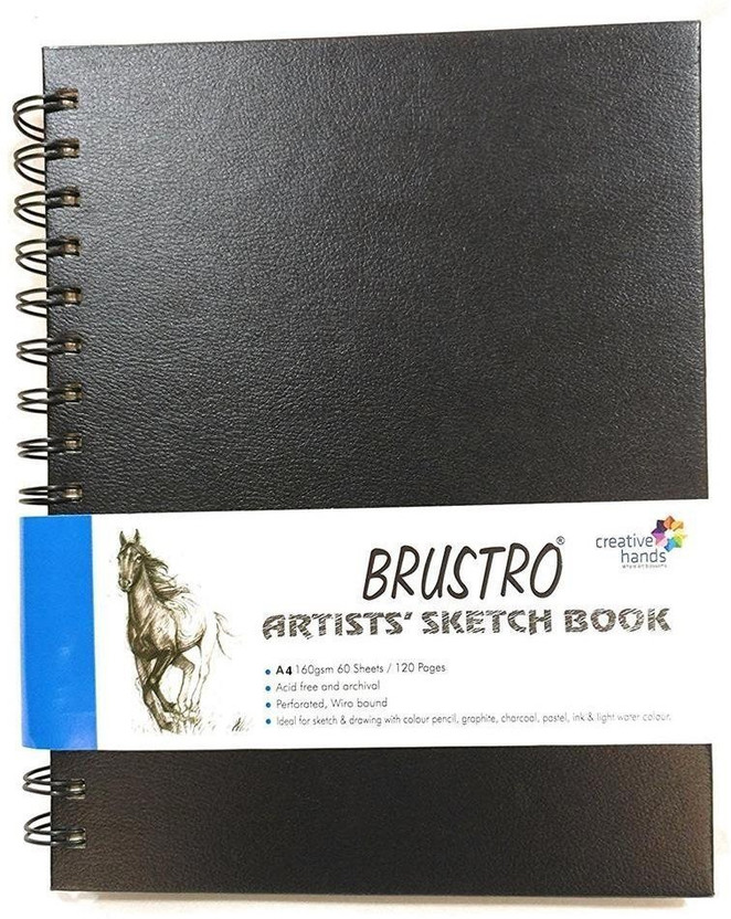 2 X A3 SKETCH PAD SPIRAL BOUND 30 SHEETS ART SKETCHING PAPER SKETCH BOOK
