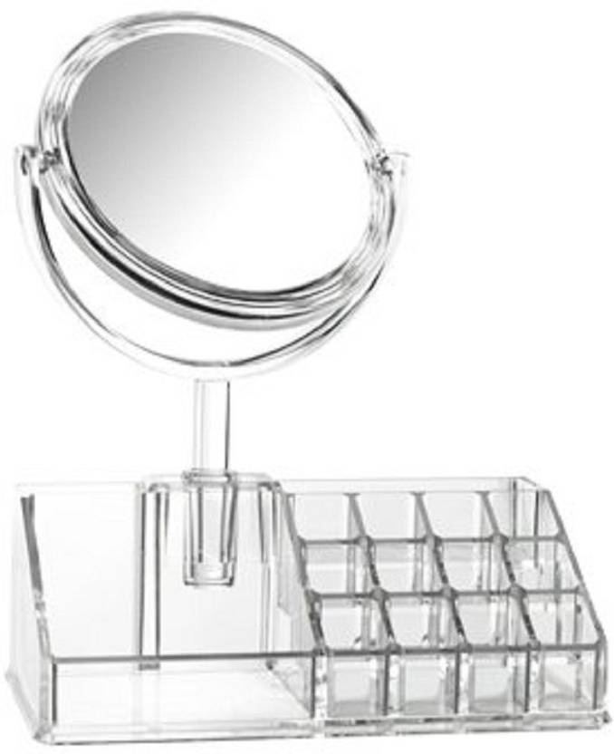 Inditradition Make Up Mirror With Cosmetic Storage Box