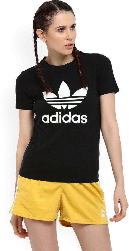 Black adidas t shirt women's