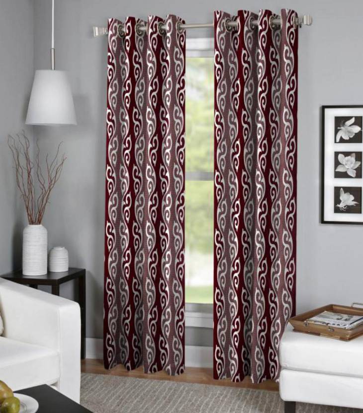 Homesense 213 cm (7 ft) Polyester Door Curtain (Pack Of 2) Buy