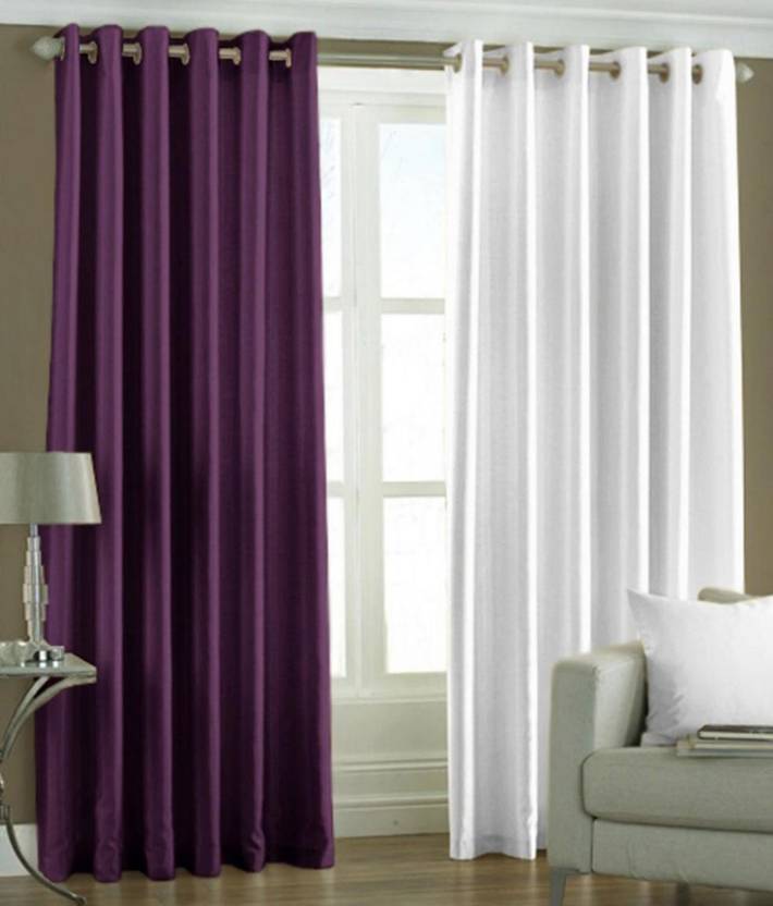 Homesense 213 cm (7 ft) Polyester Door Curtain (Pack Of 2) Buy