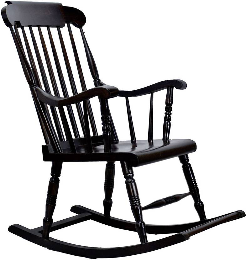 Timbertaste Solid Wood 1 Seater Rocking Chairs Solid Wood 1 Seater
