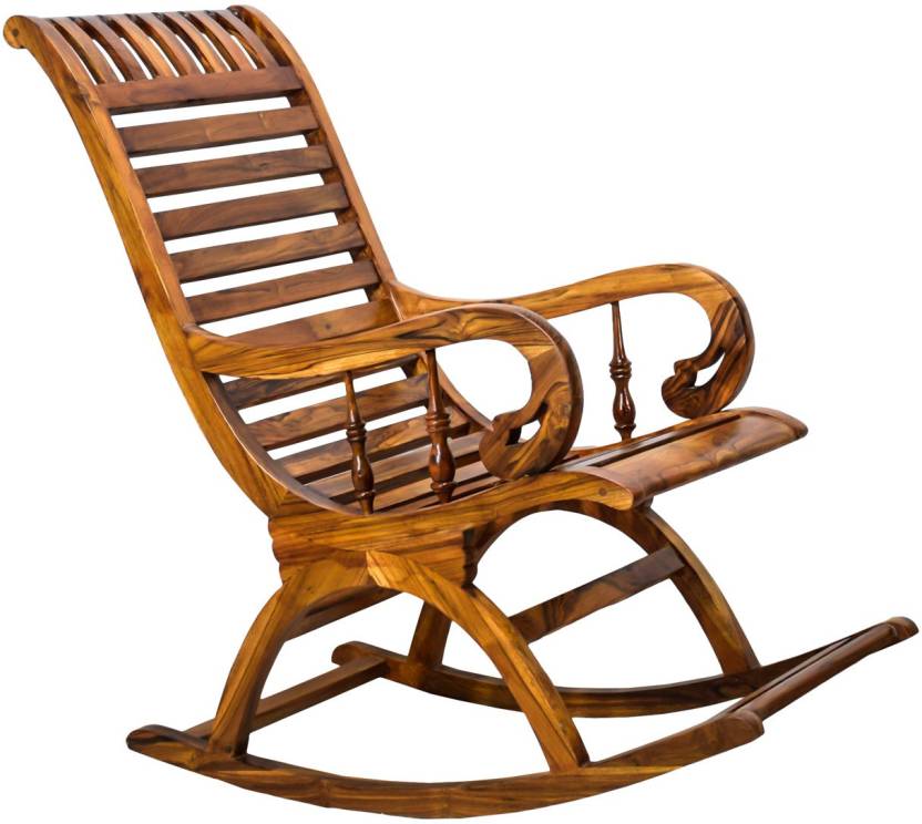 Timbertaste Solid Wood 1 Seater Rocking Chairs Solid Wood 1 Seater