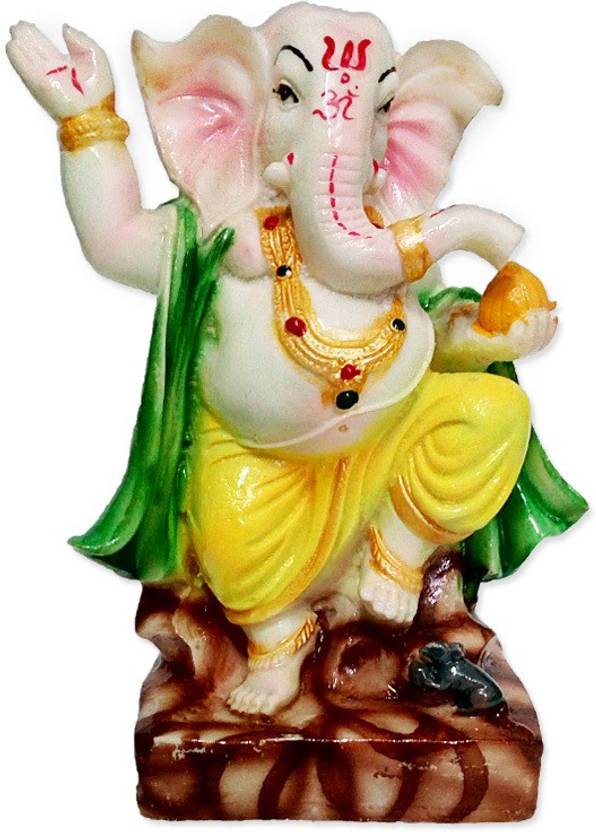 Fabzone Marble Look Lord Ganesha Idol Bhagwan Ganpati God Ganesh