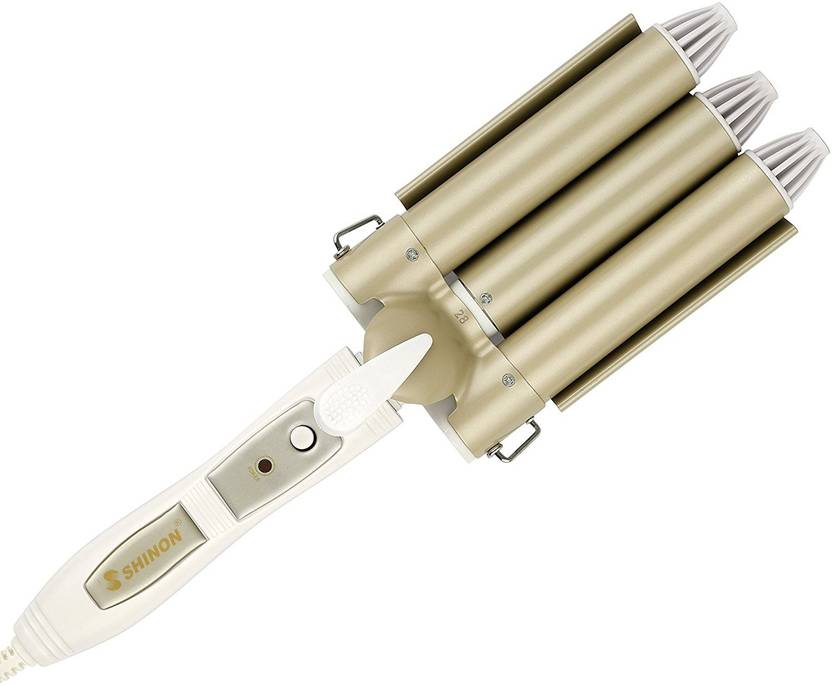 Shinon Tripple Barrel Hair Curler Three Barrel Curling Iron Wand