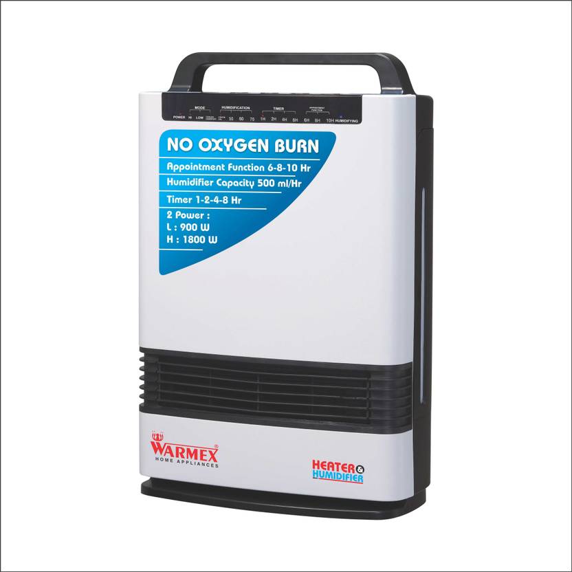 Warmex Ptc Heater Humidifier White Black Carbon Room