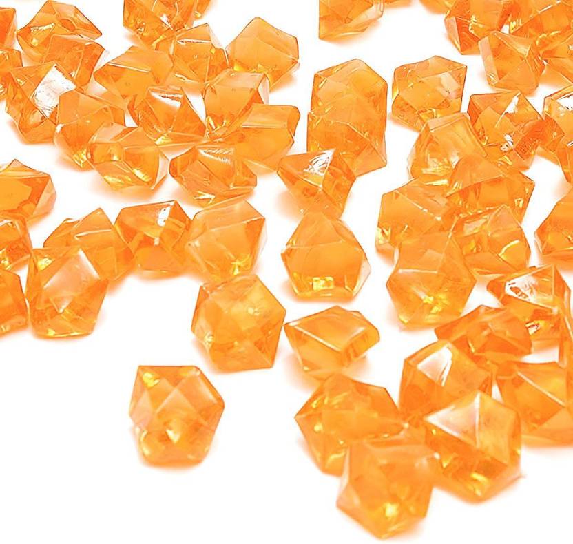 Day Fake Clear Ice Cubes Crystals Gemstones Decorative Glass