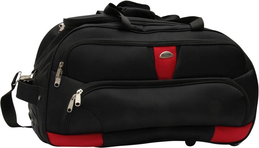 MILESTONE Express 50 cm Duffle On Wheel (Black) Duffel With Wheels  (Strolley) Black - Price in India 