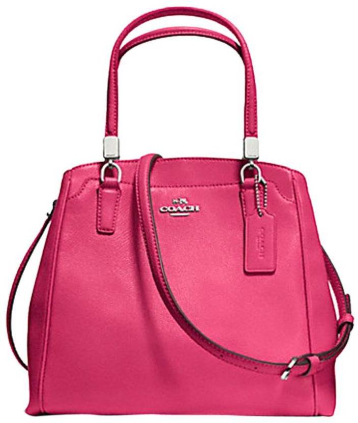 COACH Pink Sling Bag 6085 Silver, Sunset Red - Price in India 