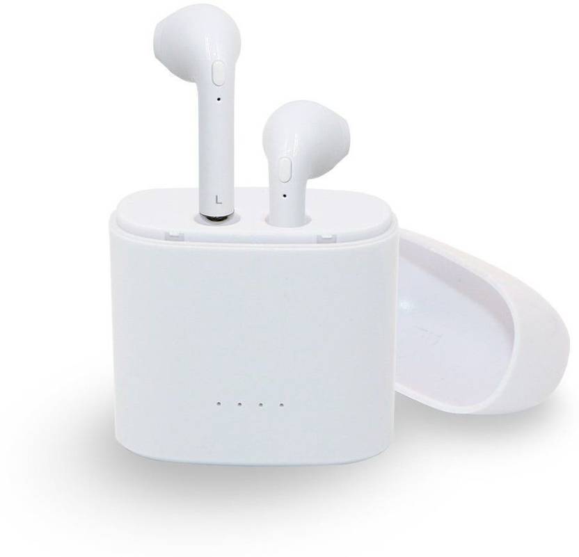 mobaccx i7s Twins With Portable Power Bank (Dual L/R) True Wireless Earbuds Mini Bluetooth V4.2+EDR Bluetooth Headset with Mic