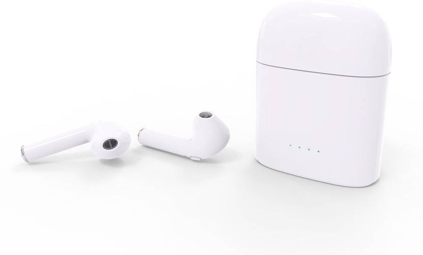 mobaccx i7s Twins With Portable Power Bank (Dual L/R) True Wireless Earbuds Mini Bluetooth V4.2+EDR Bluetooth Headset with Mic