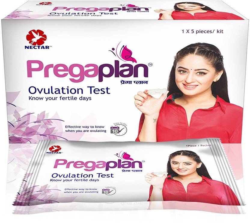 Neclife PREGAPLAN One Step Ovulation (Fertility) Test Pack of 5