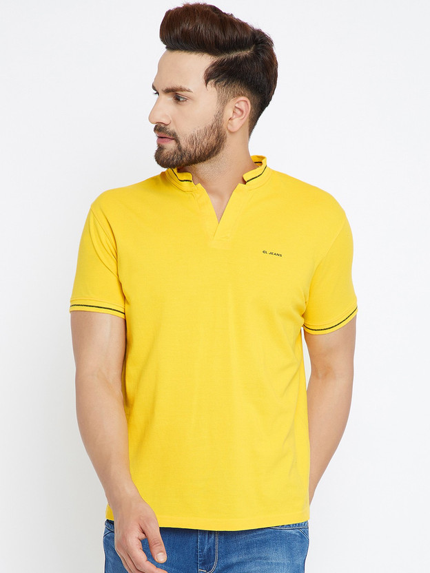 Canary yellow polo shirt clearance