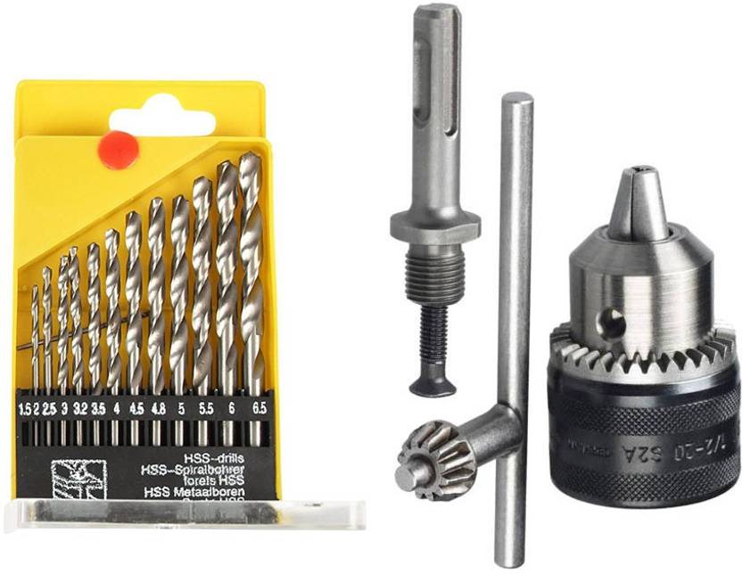 ISC Heavy Duty 13Mm Drill Chuck Size 1-13Mm Drill Chuck Sds Adaptor Key Set Female 1/2" 20 Unf 13mm Price in India - Buy ISC Heavy Duty 13Mm Drill Chuck ...