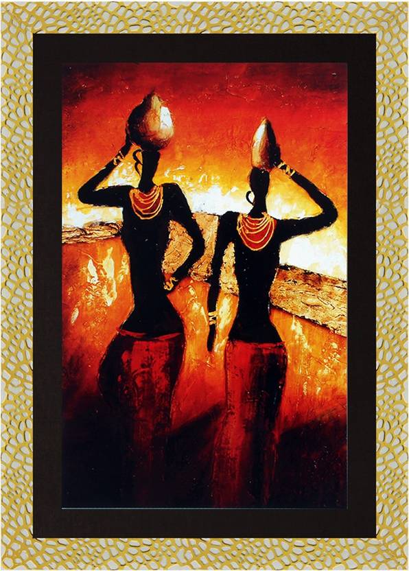 Art N Hub Modern Textured Wall Decor Acrylic Glass Painting