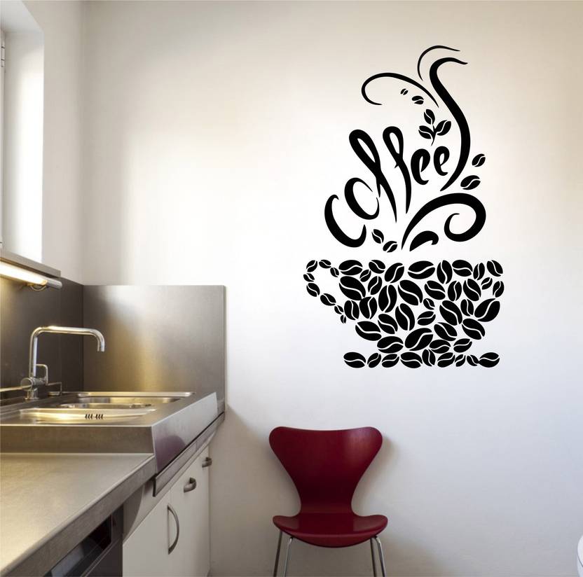 stickersyard medium coffee cup wall sticker & decal sticker price in