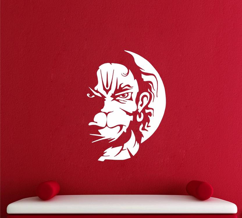 stickersyard medium hanuman bajrang bali wall sticker & decal