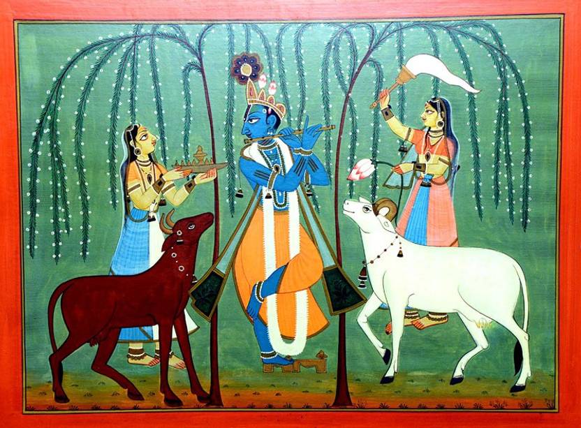 Harmony Arts Original Miniature Painting By Local Tribal