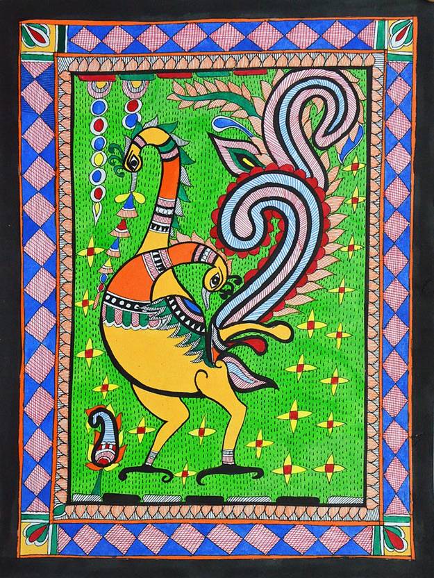 Harmony Arts Original Madhubani Painting By Local Tribal