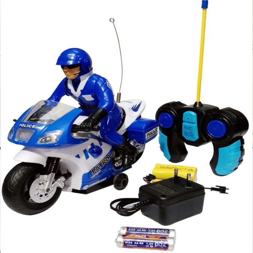 remote control police bike
