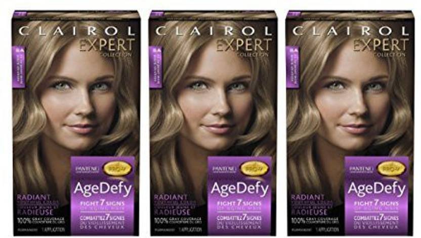 Clairol Age Defy Expert Collection A Medium Ash Blonde Kit Count