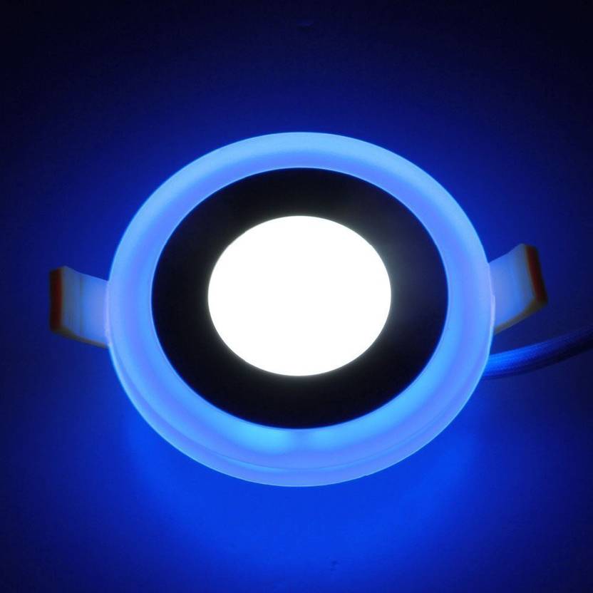 Puffin 6w White Blue Flush Mount Ceiling Lamp Price In India