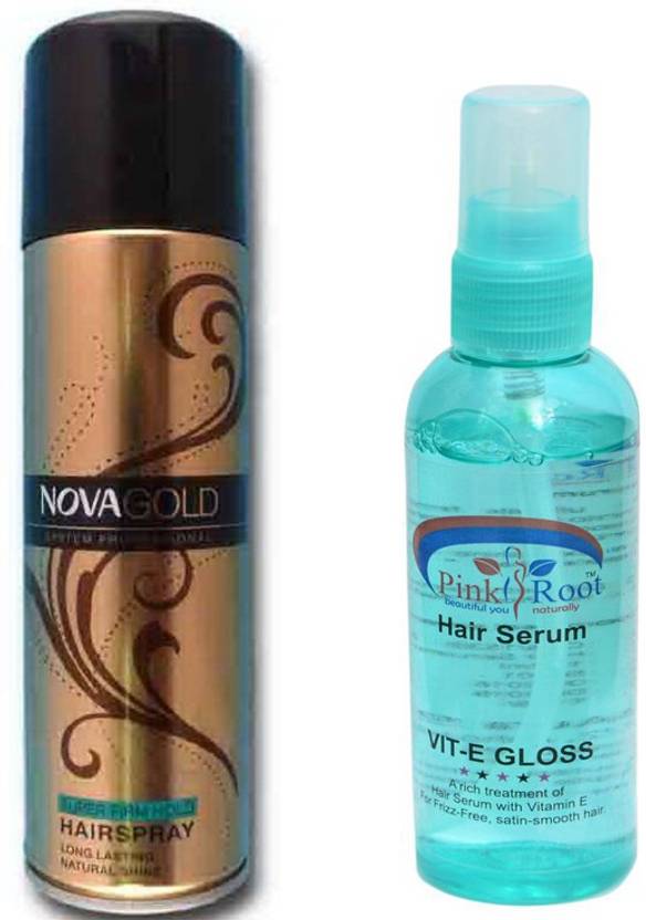 Nova Hair Spray 200ml With Pink Root Hair Serum Price In India