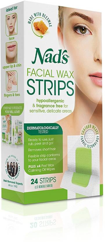 Nads Hypoallergenic Facial Wax Strips Pack Of 2 Wax Price In