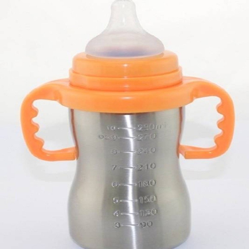 stainless steel baby feeding bottle