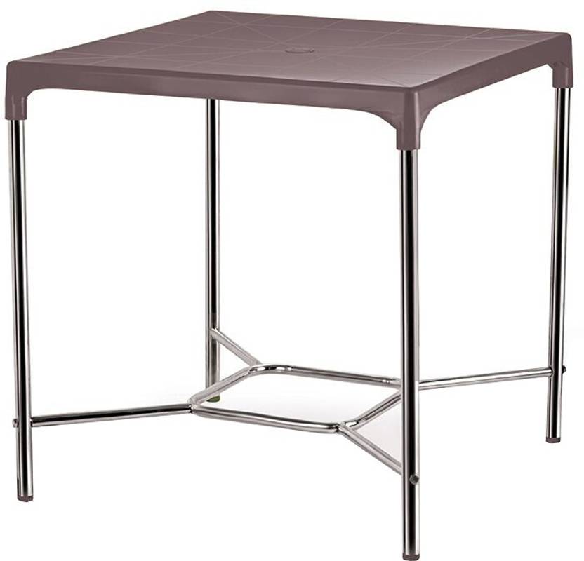 Cello Croma Deluxe Ice Brown Plastic Outdoor Table Price In India Cello Croma Deluxe Ice Brown Plastic Outdoor Table Finish Color
