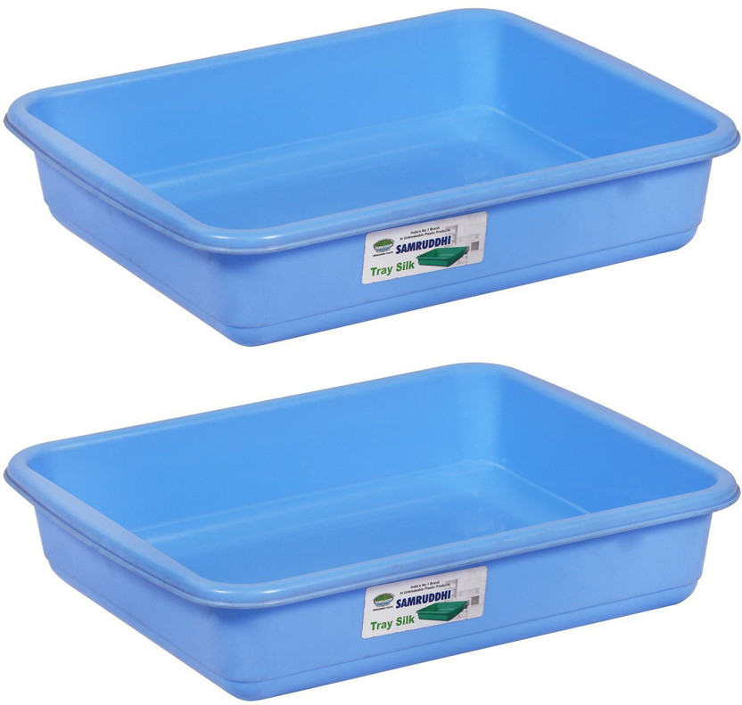 samruddhi silk tray Tray(Pack of 2)