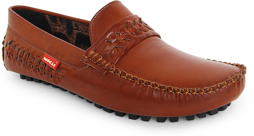 MOCAS Tan Casual Stylish Loafers Shoes 