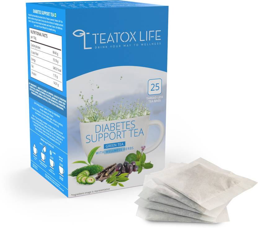 Teatox Life Diabetes Care Sugar Free Herbs Green Tea Bags Teatox Life Diabetes Care Sugar Free Herbs Green Tea Bags